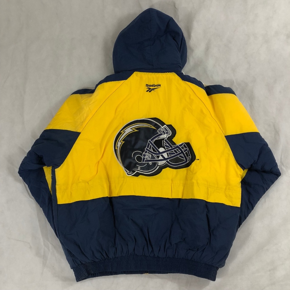 NEW Vintage LA Chargers XL Puffer Jacket Reebok